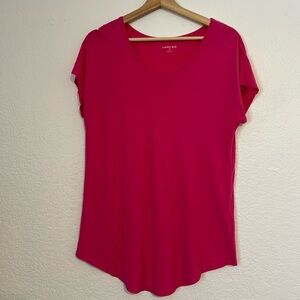 Land’s End Women’s Pink Ultra Soft TShirt (size medium 10-12)